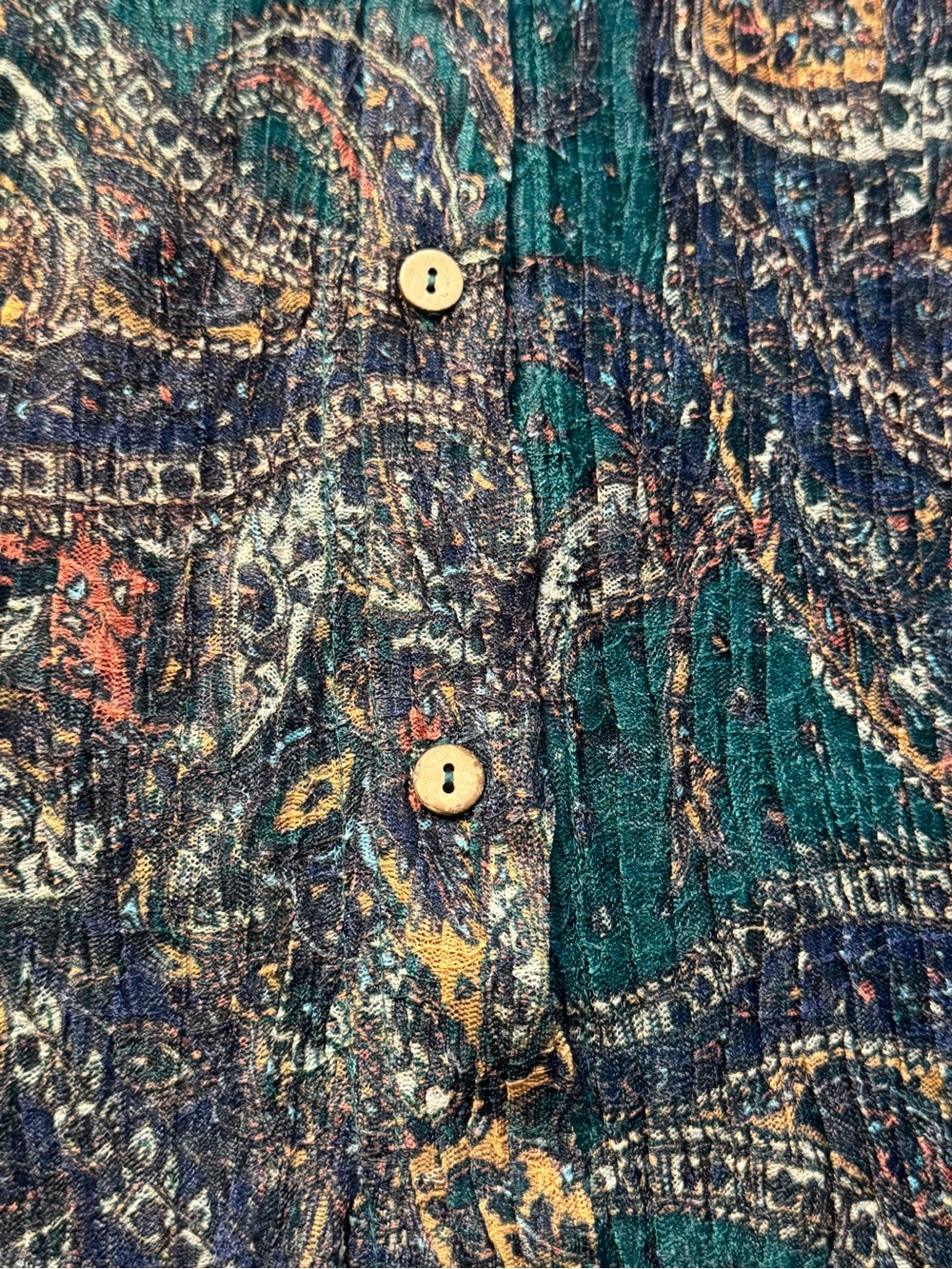 Free People My Best Top Sheer Paisley Tunic size XL - Picture 5 of 11